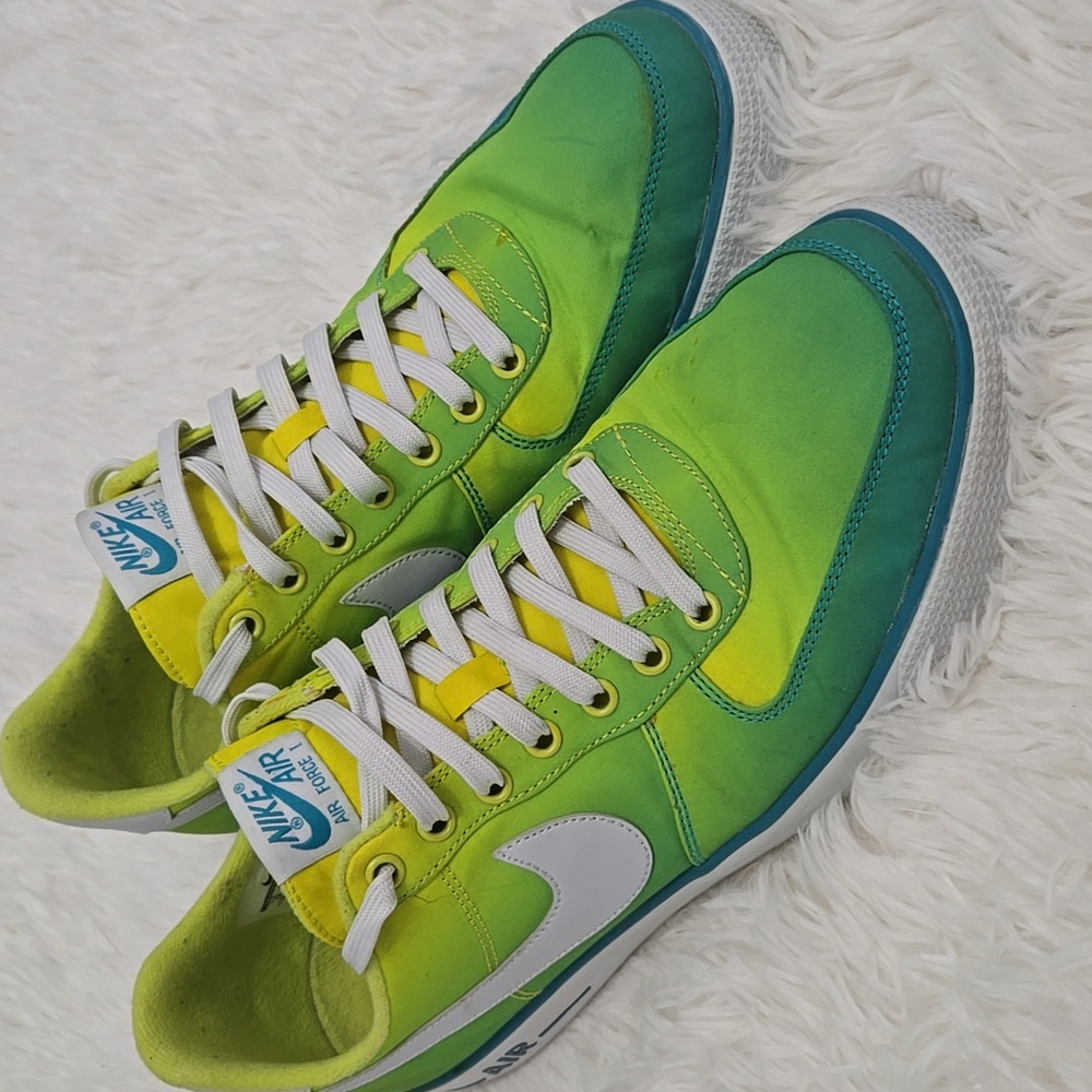 Nike 2014 Air Force 1 694861-300 Gradient Green Size 13